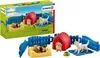 A Schleich Farm World puppy play set, including toy dogs, kennels, and fencing, displayed with its packaging. Produktbild-Vorschau