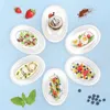 Vergionic 8053 Assiette ovale, plastique, 14,5 x 21,5 cm, Voir les images du produit 2