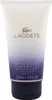 Elegante Körperlotion von Lacoste für Damen in violetter Tube mit Farbverlauf und silberner Aufschrift. Náhled obrázku produktu