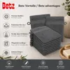 Betz 10 Stück Waschhandschuhe 16x21 cm PREMIUM 100% Produktbild-Vorschau 9