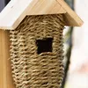 Vogelhaus aus Weidengeflecht aus Holz und Seegras für eine Produktbild-Vorschau 4