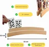 Drewniany stojak na karty do gry GICO o długości 33 cm - Podgląd zdjęcia produktu 2