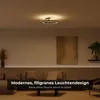 LUMIÈRE Design Deckenleuchte 'Noxi' 33cm LED warmweiß Up- & Produktbild-Vorschau 4