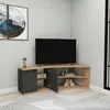 Meuble TV d'angle en bois "Termera" - 135 x 67 x 48 cm - Voir les images du produit 3