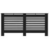 vidaXL Habillage de radiateur noir 172x19x81,5 cm MDF Voir les images du produit 4