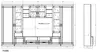Wohnwand Paris Anbauwand Wohnkombi Wohnzimmer MDF Grau+ Produktbild-Vorschau 4