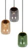 Lampa wisząca CORK czarna-dymiona-bursztynowy-zielona Podgląd zdjęcia produktu 6