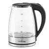 A studio shot of a glass electric kettle on a white background. Produktbild-Vorschau