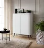 Kommode 100 cm Gerly - Loft, Metallbeine, geriffelten Produktbild-Vorschau 4