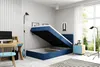 VELAR Boxspringbett mit bettkasten "OLAF", 120 cm, BLAU Produktbild-Vorschau 2