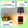 2er-Set Edle Akku Flaschenlampe Schwarz: Dimmbar, 3 Produktbild-Vorschau 2