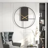 Welikera Wanduhr, 50cm Eisen Kunst Silent Wohnzimmer Produktbild-Vorschau 3