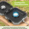 Réchaud à gaz Izrielar avec 2 brûleurs, pliable, avec Voir les images du produit 5