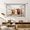 MuchoWow® Wandteppich Wandbehang Durchblick - Schottische Produktbild-Vorschau 6