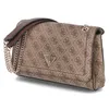 GUESS Damen Schultertasche Noelle Latte Logo/Brown : Produktbild-Vorschau 16