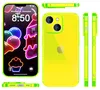 Étui néon pour iPhone 14, translucide multicolore lumineux Voir les images du produit 7