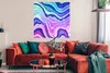 MuchoWow® Poster Neon - Achat - Geode - Edelstein 100x100 Produktbild-Vorschau 2