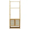 Appendiabiti in bambù 53 × 31,5 × 168 cm – portaabiti con Anteprima dell’immagine prodotto 13