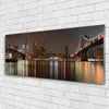 Glasbilder 125x50 Wandbild Druck auf Glas Stadt Brücken Produktbild-Vorschau 2