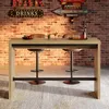 Tribesigns Bartisch, 140 cm Stehtisch mit Metallfußstütze, Produktbild-Vorschau 11