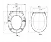 Sedile per WC compatibile con Vigour One, Duroplast Anteprima dell’immagine prodotto 5