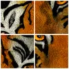Wanduhr - Rund - Glasuhr - Tiger Tiere Natur Safari - Produktbild-Vorschau 8