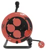 Gummi-Kabeltrommel – 4 Steckdosen, 25m, 1,0mm2  Produktbild-Vorschau
