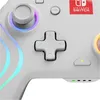 Close-up view of a white Nintendo Switch controller. Produktbild-Vorschau
