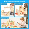 ASKSA Werkzeugkoffer Kinder Spielzeug, Montessori Produktbild-Vorschau 3