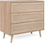Finish Komoda Bali 03A Sonoma-Eiche und Raffia-Druck Podgląd zdjęcia produktu 3