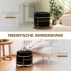 HOMCOM Sitzhocker mit Stauraum, Kleiner Hocker mit Deckel Produktbild-Vorschau 6