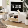 Meuble TV HOMCOM de 99 cm de long avec 2 étagères et un Voir les images du produit 7