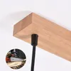 Lámpara colgante ZMH de 4 luces, madera, estilo vintage, Vista previa de la imagen del producto 10