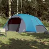 vidaXL Tenda familiare con ventilazione 8 persone Blu Anteprima dell’immagine prodotto 3