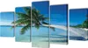 Möbel Bilder Dekoration Set Strand mit Palmen 200 x 100 cm Produktbild-Vorschau 1