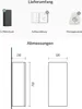 Planetmöbel Midischrank 32cm Anthrazit Badmöbel Gäste WC Produktbild-Vorschau 4