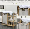 HOMCOM Wäschekorb 57,4 L Wäschesammler mit Bügelbrett und Produktbild-Vorschau 6