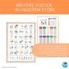 PuK 1x1 Poster DIN A4 | Kinderzimmer Deko Bilder Einmaleins Produktbild-Vorschau 6