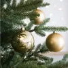 Weihnachtsbaumkugeln bruchfest Ø 10 cm 4 Stück gold glanz Produktbild-Vorschau 5