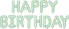 Ballon Girlande Happy Birthday 340x35cm Schriftzug Grün Produktbild-Vorschau 1
