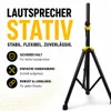 2er Set PremiumX Lautsprecher Stativ – Stabiler Dreibein Produktbild-Vorschau 2