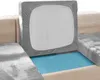 Copridivano in velluto grigio chiaro 95-135 cm Anteprima dell’immagine prodotto 1