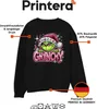 Świąteczna bluza z napisem „Grinchy Christmas”, z cekinami Podgląd zdjęcia produktu 9