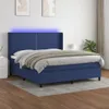 The Living Store Boxspringbett mit Matratze & LED Blau Produktbild-Vorschau 2