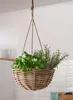 Pflanzampel "Koboo Grey" aus Rattan, grau, handgefertigt, Produktbild-Vorschau 1