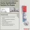 fischer Sanitärsilicon DSSA GR 310ml, Dichtmasse, (RAL Produktbild-Vorschau 9