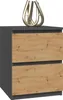 Comodino con cassetti IVAR - rovere artisan / antracite Anteprima dell’immagine prodotto 2