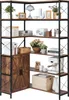 A corner shelving unit with various decorative items and a coffee maker. Produktbild-Vorschau