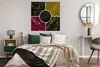 MuchoWow® Poster Marmor - Gold - Collage 100x100 cm - Produktbild-Vorschau 4