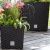 2x Bac à fleurs Marron 64 L aspect polyrotin Pot de fleurs Voir les images du produit 2